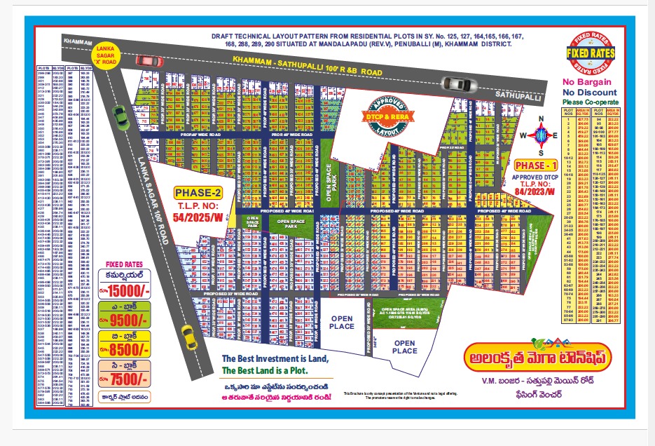 Vasista Developers Layout